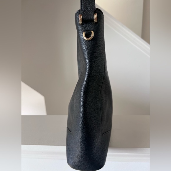 FURLA EUC Black Pebble Leather Bag - Picture 7 of 11